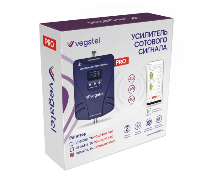 Репитер VEGATEL TN-1800/2100 PRO