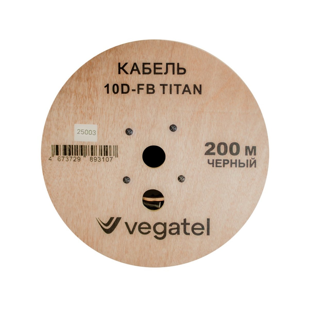 Кабель VEGATEL 10D-FB (Titan, черный)