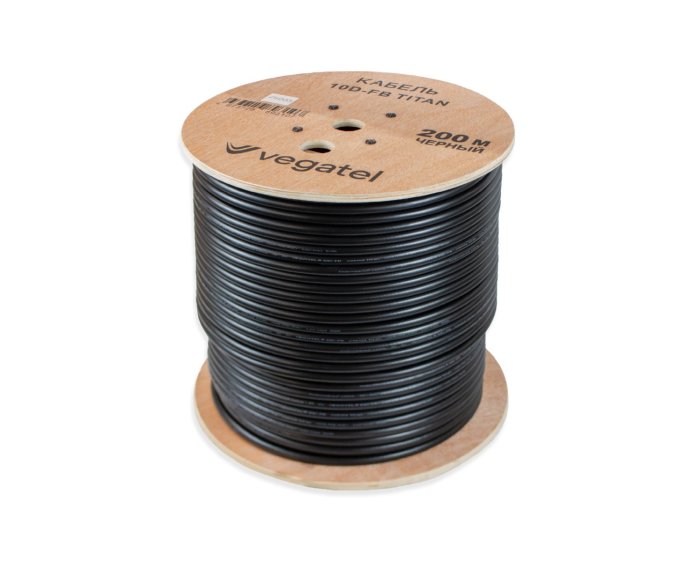 Кабель VEGATEL 10D-FB (Titan, черный)