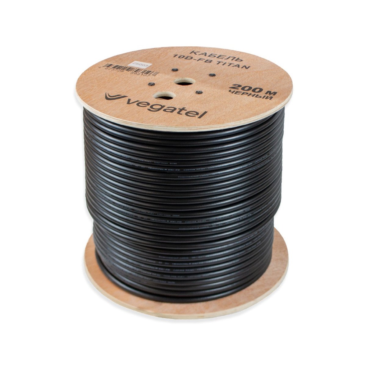 Кабель VEGATEL 10D-FB (Titan, черный)