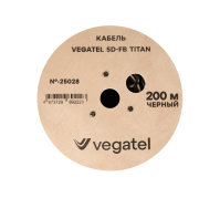 Кабель коаксиальный VEGATEL 5D-FB (Titan, черный)