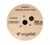 Кабель коаксиальный VEGATEL 5D-FB (Titan, черный)