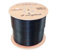 Кабель коаксиальный VEGATEL 8D-FB (Titan, черный) бухта 500м