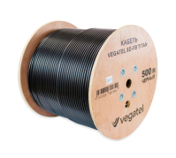 Кабель коаксиальный VEGATEL 8D-FB (Titan, черный) бухта 500м