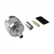 Кабельная сборка VEGATEL RG-58 A/U Cu (ГОСТ, PE, черный) (SMA-male - N-male)