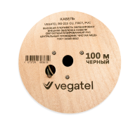 Кабель VEGATEL RG-213 Cu (ГОСТ, PVC, черный)