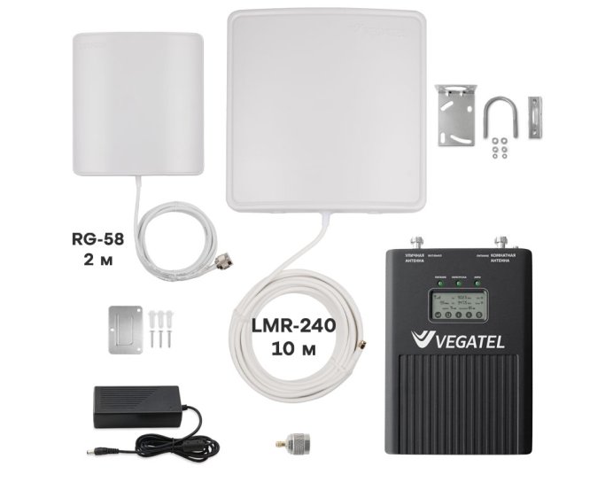 Комплект VEGATEL VT3-900L-kit (дом, LED)