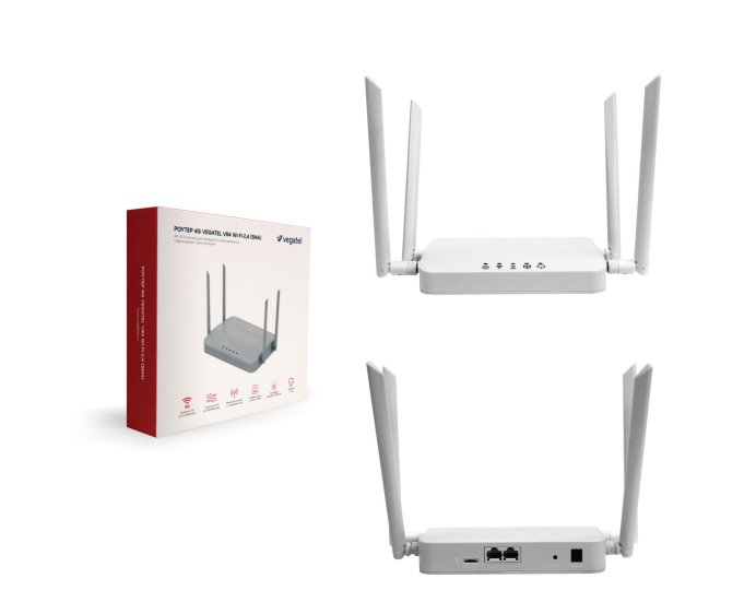 Комплект с роутером VEGATEL VR4-PO-15 (F – SMA)