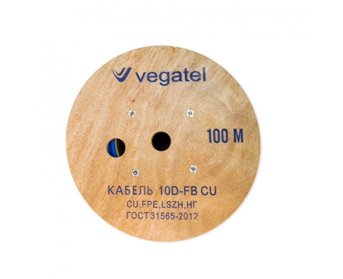 Кабель коаксиальный VEGATEL 10D-FB Cu (ГОСТ, синий)