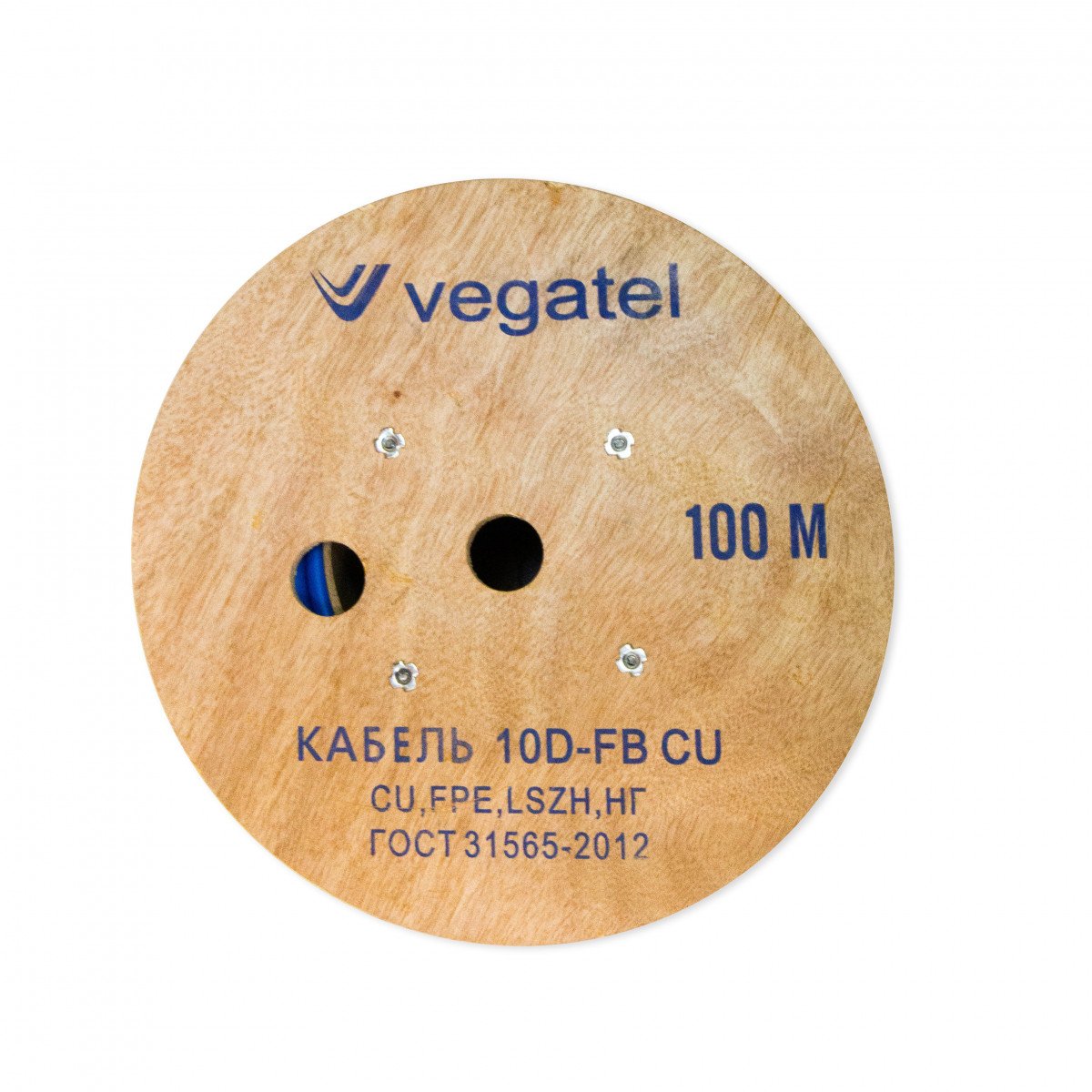 Кабель коаксиальный VEGATEL 10D-FB Cu (ГОСТ, синий)