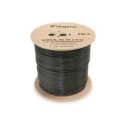 Кабель VEGATEL RG-58 A/U Сu (ГОСТ, PVC, многожильный, черный) бухта 500м
