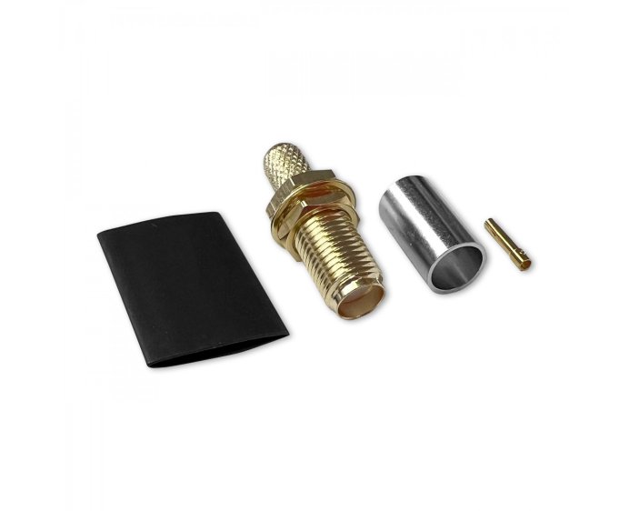 Кабельная сборка VEGATEL RG-58 A/U (ГОСТ, PVC, черный) (SMA-male - SMA-female)