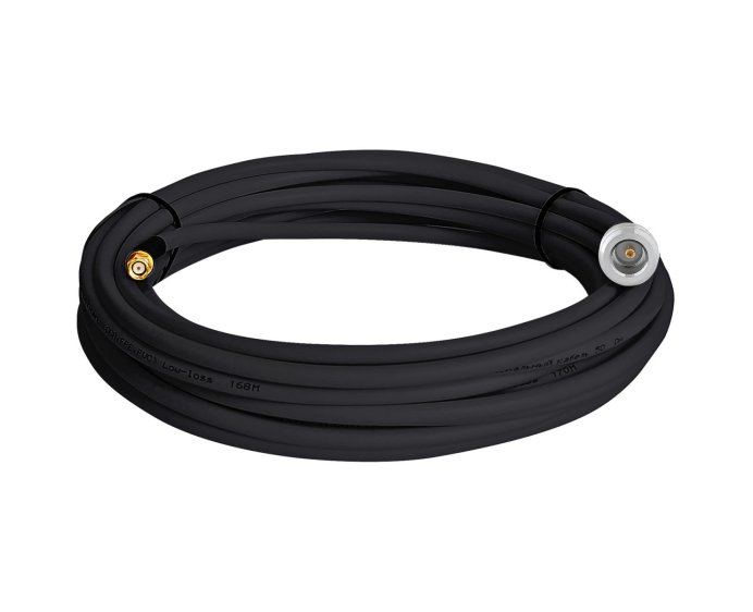 Кабельная сборка 5D/FB (Titan, черный) (N-female - SMA-male)